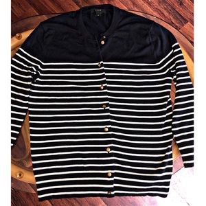 J.Crew navy blue button up